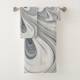 Feuilles Abstraits 2 serviettes de bain