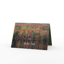 Feuilles Automne Couleur automne Carte de voeux