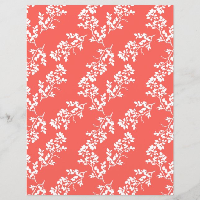 Feuilles blancs sur le papier-feuille du carnet de (Devant)