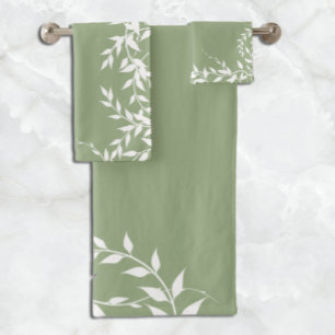 Feuilles botaniques verts de Sage