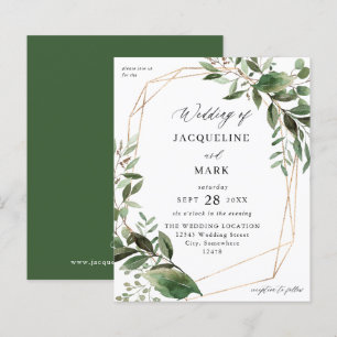 Feuilles budgétaires et Mariage d'or Eucalyptus -