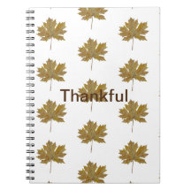 Feuilles d'automne aquarelle Carnet photo spirale