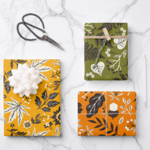 Feuilles d'automne, Berries et Acorns