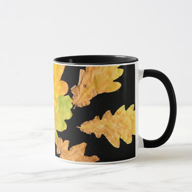 Feuilles 'd'automne' Café Mug (Droite)