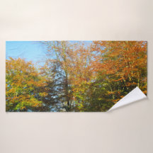 Feuilles d'automne et Ciel bleu - Personnalisé