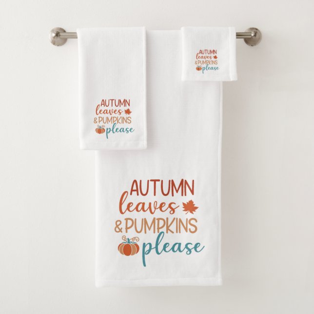 Feuilles d'automne et Citrouilles S'il vous plaît  (En situation)