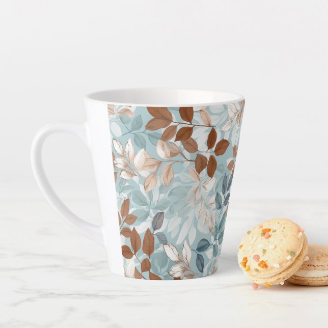 Feuilles d'automne Latte Mug (En situation)