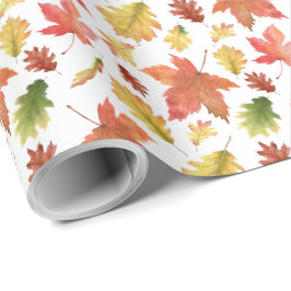 Feuilles d'automne Papier cadeau enveloppant