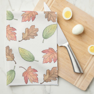 Feuilles d'automne - Serviette de cuisine