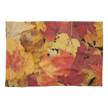 Feuilles d'automne Serviettes de cuisine