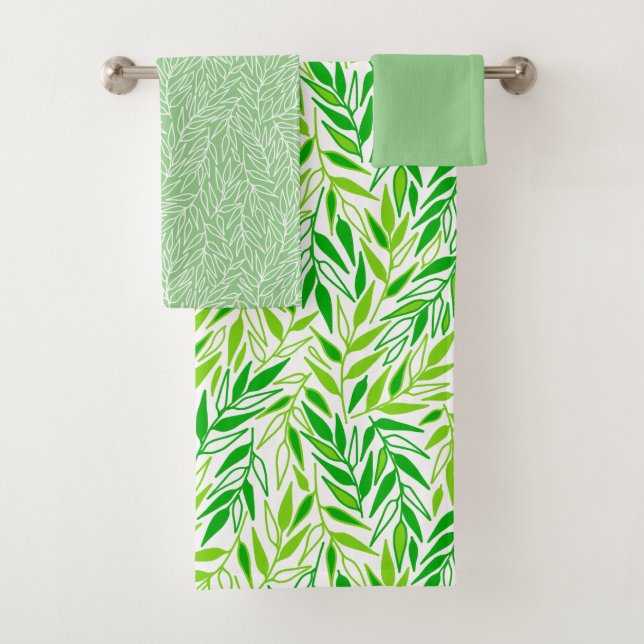 Feuilles de brindilles. (En situation)