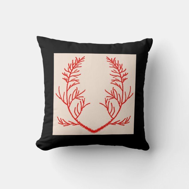 Feuilles de cèdre sur un Coussin (Recto)