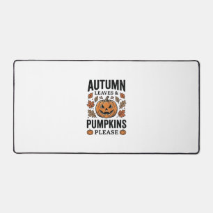 Feuilles de citrouille d'automne Citrouilles S'il 