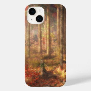 Feuilles de coque iphone or