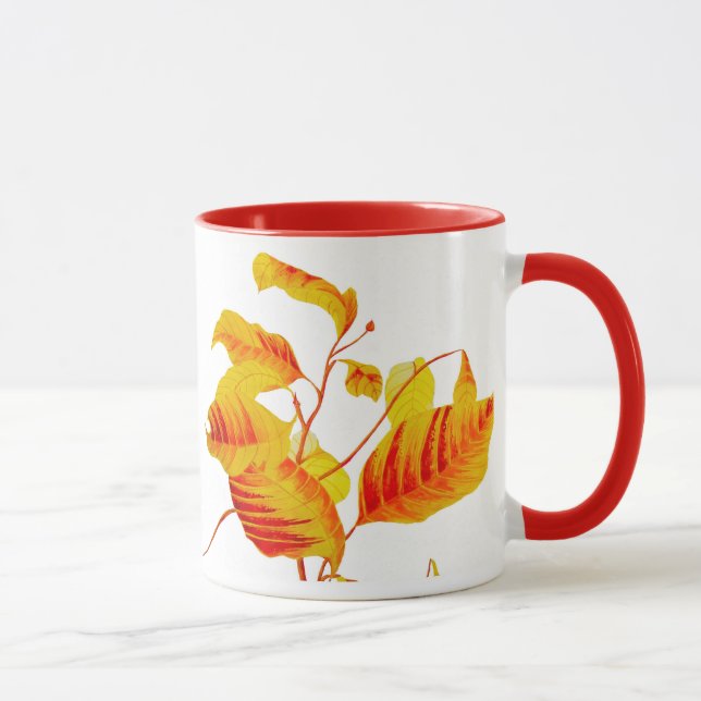 Feuilles de Dogwood sur Combo Mug (Droite)