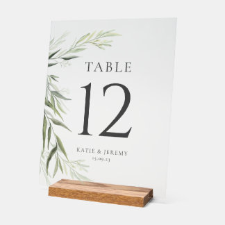 Feuilles de gomme d'eucalyptus Table Nombre de ver