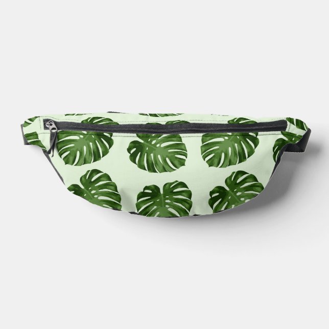 Feuilles de palmiers, Feuilles verts, Motif tropic (Poser)
