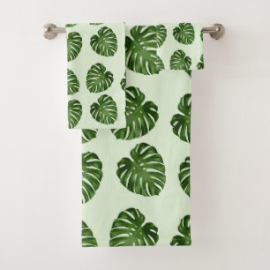Feuilles de palmiers, Feuilles verts, Motif tropic