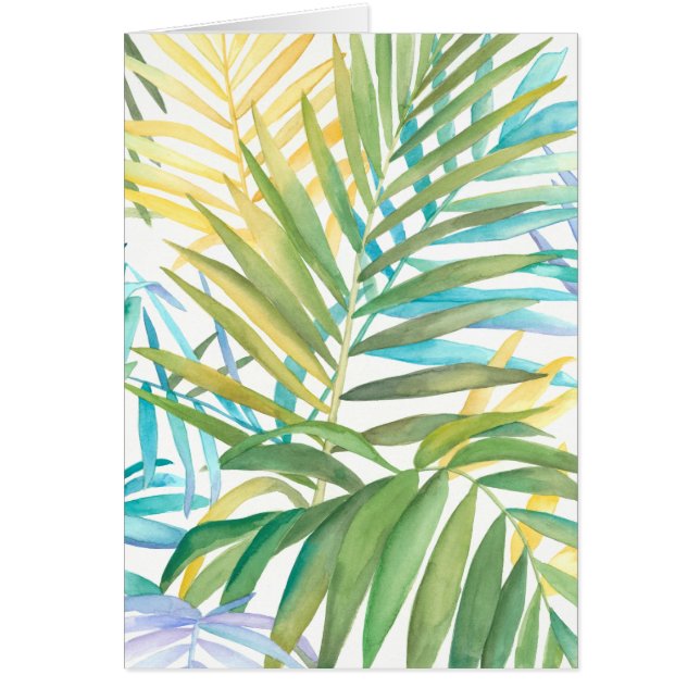 Feuilles de palmiers tropicaux (Devant)