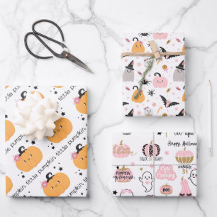 Feuilles de papier à enveloppement mixte Halloween