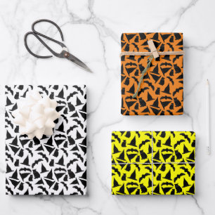 Feuilles de papier à envelopper Halloween en itali
