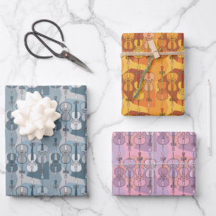 Feuilles de papier à envelopper Motif Coloré