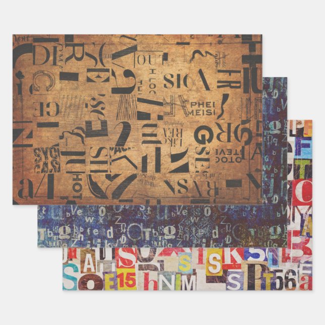 Feuilles de papier à envelopper pour découpage, co (Lot)