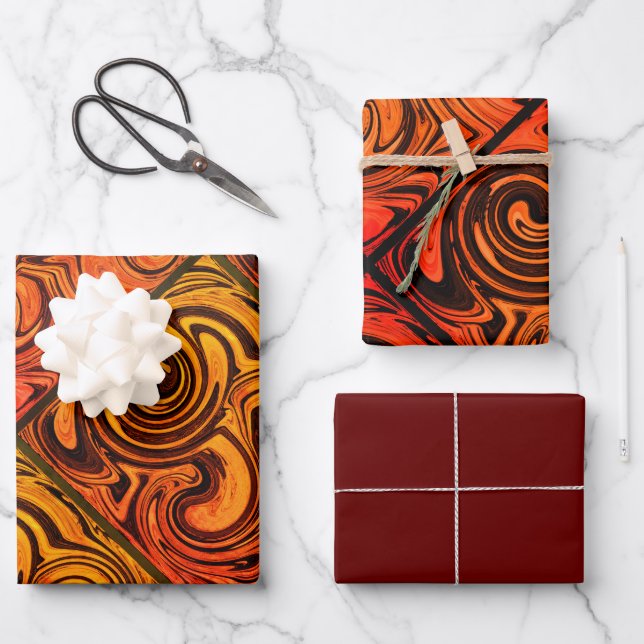 Feuilles de papier à envelopper série 3 (Recto)