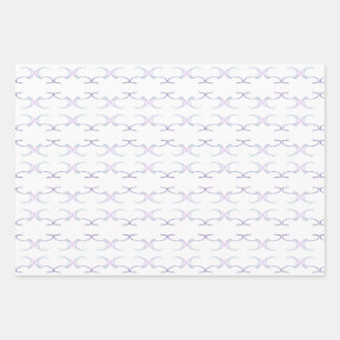 Feuilles de papier d'emballage à motif de rêve vio