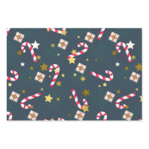 Feuilles de papier d'emballage de Noël rétro brill