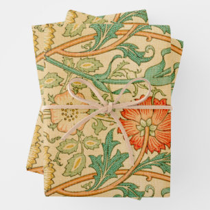 Feuilles de papier d'emballage du 19e siècle de Wi