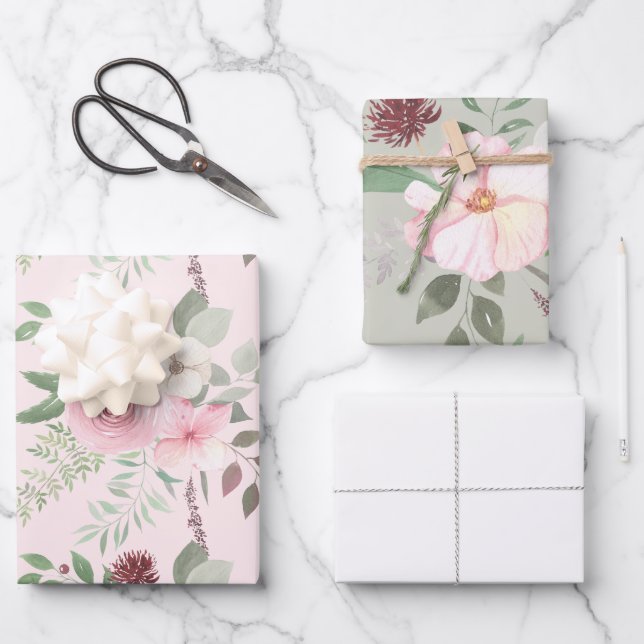 Feuilles de papier d'emballage pour anniversaire f (Recto)