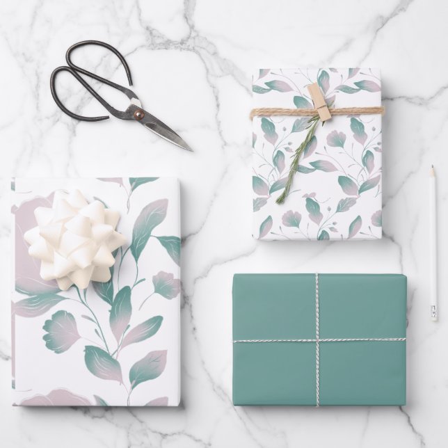 Feuilles de papier d'emballage pour anniversaire f (Recto)