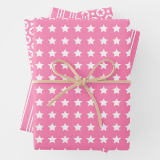 Feuilles de papier d'emballage Stars