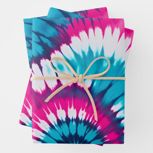 Feuilles de papier d'enrobage coloré
