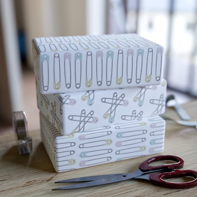 Feuilles de papier d'enrobage de baby shower (Baby Shower Wrapping Paper Sheets suitable for all sorts of babies (please don't wrap babies))