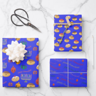 Feuilles de papier d'enveloppement à motifs mignon