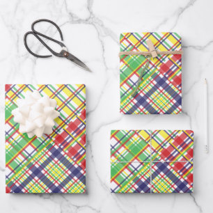 Feuilles de papier d'enveloppement Cadeaux Madras 