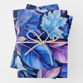 Feuilles de papier d'enveloppement coloré d'art bo