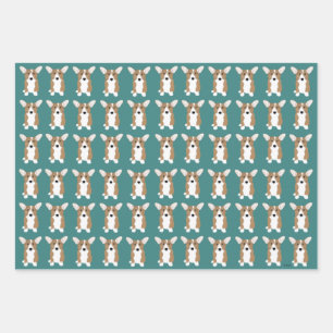 Feuilles de papier d'enveloppement Corgi