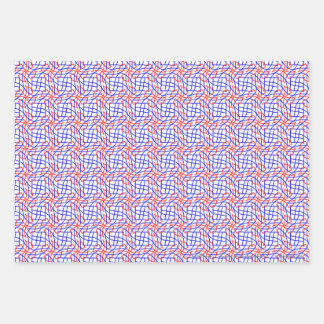 Feuilles de papier d'enveloppement de Boogie bleu