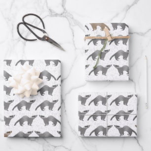 Feuilles de papier d'enveloppement de furet