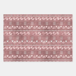 Feuilles de papier d'enveloppement de géo métalliq