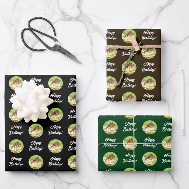 Feuilles de papier d'enveloppement de la scène for (Recto)