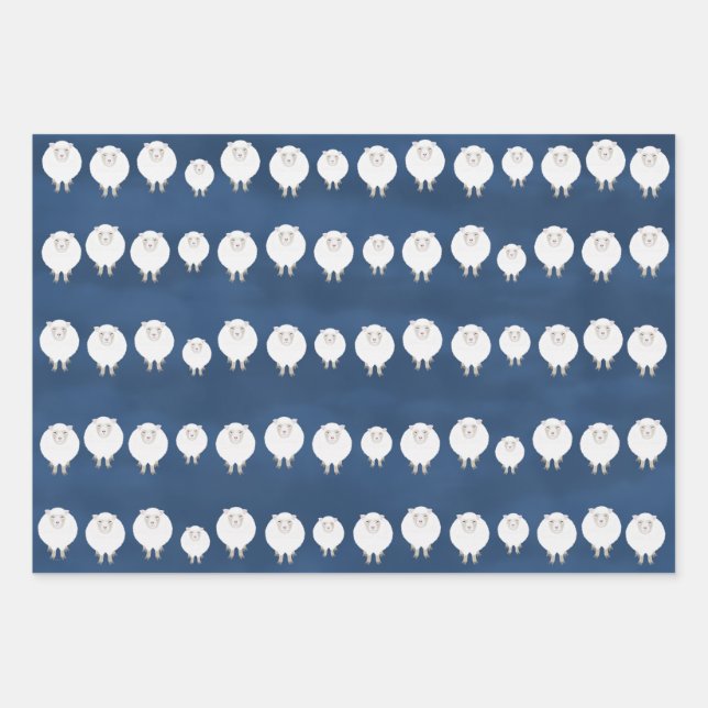 Feuilles de papier d'enveloppement de mouton (Devant)