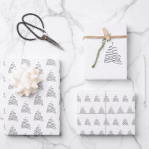 Feuilles de papier d'enveloppement de Noël