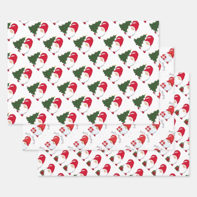Feuilles de papier d'enveloppement de Noël (Lot)
