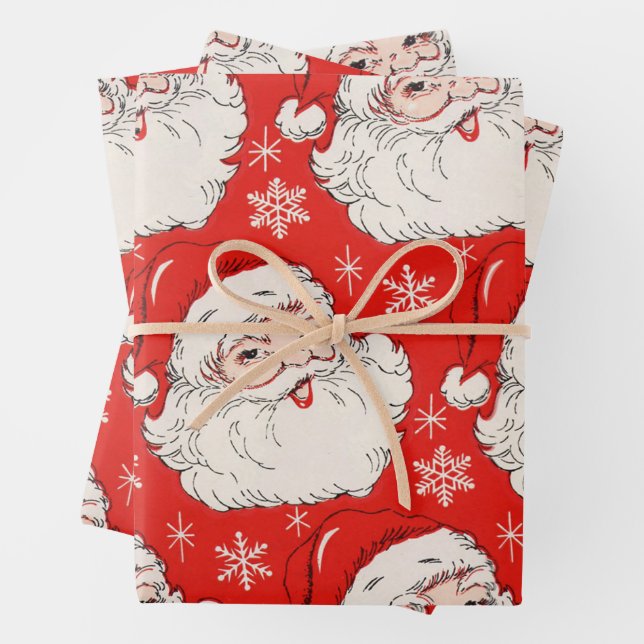 Feuilles de papier d'enveloppement de Noël très vi (En situation)