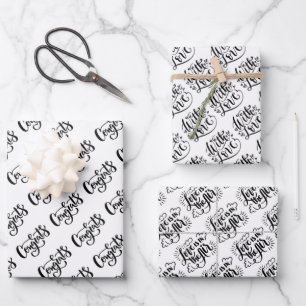 Feuilles de papier d'enveloppement Mariage