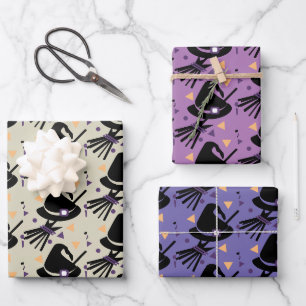 Feuilles de papier enveloppant Casquette de sorciè